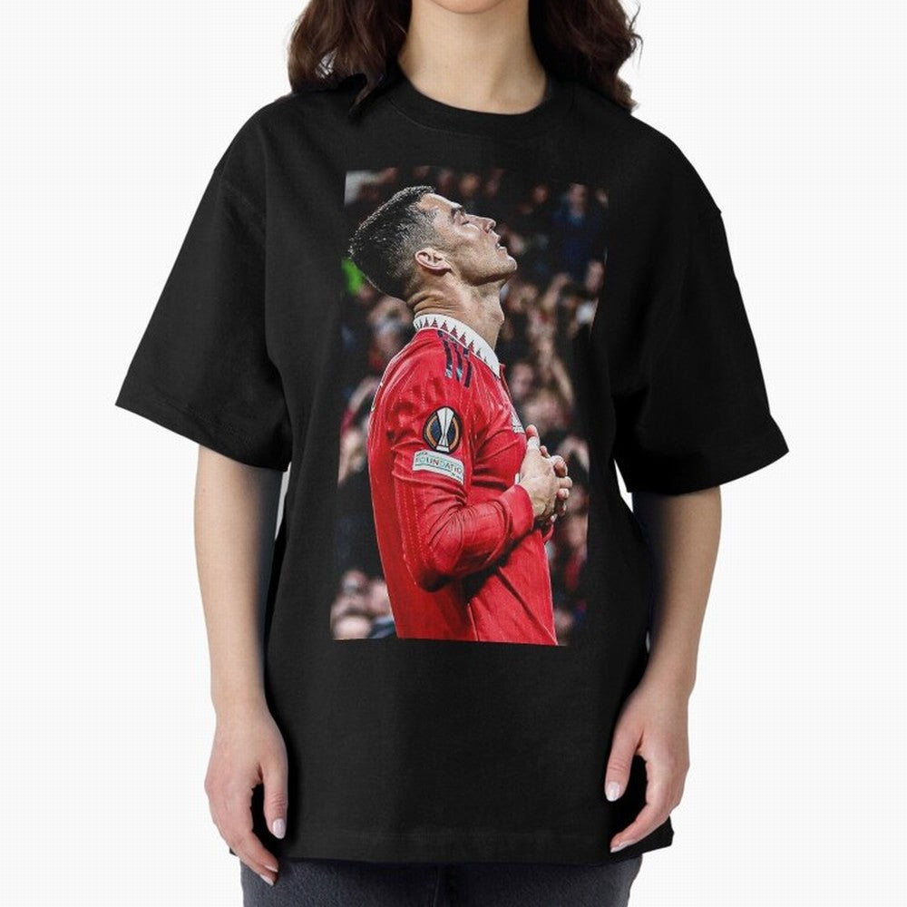 Cristiano Ronaldo CR7 Oversized T-Shirt Spotlight FIFA World Cup 2026 Spirit, Capturing Spain and Netherlands, Messi, Neymar and Mbappe, Football History, Final Match Energy, Crowd Noise and Once in a Lifetime Moments; Ideal for Fans Who Follow