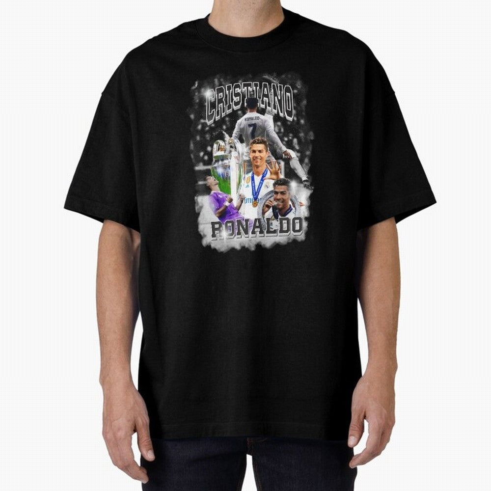 Cristiano Ronaldo Oversized T-Shirt Bring Champion Energy into Global Football Passion for FIFA World Cup 2026, Connected to Haaland and Mbappe, Netherlands, Stadium Chants, National Pride, Trophy Dreams and Unforgettable Football Memories; Made