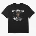 CR7 King edition Oversized T-Shirt Celebrate Classic Football Spirit in FIFA World Cup 2026 Group Stage for Fans of Messi, CR7 and Mbappe and Spain, Bringing Fan Favorite Moments, National Team Passion, Big Match Drama and Soccer History; Ideal for
