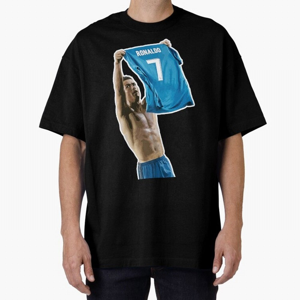 Cristiano Ronaldo Oversized T-Shirt Make Game Day About the FIFA World Cup 2026 Journey through Haaland Highlights, Spain Pride, Stadium Chants, National Pride, Trophy Dreams and Unforgettable Football Memories; Ideal for Passionate Fans Who Love
