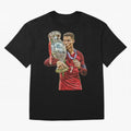 cristiano ronaldo Oversized T-Shirt Celebrate Global Passion for Match Day Hype around FIFA World Cup 2026, Mbappe and Neymar, Argentina, Game Day Rituals, Football Legends, Country Pride and the Road to the Final; Great for Watch Parties, Sports
