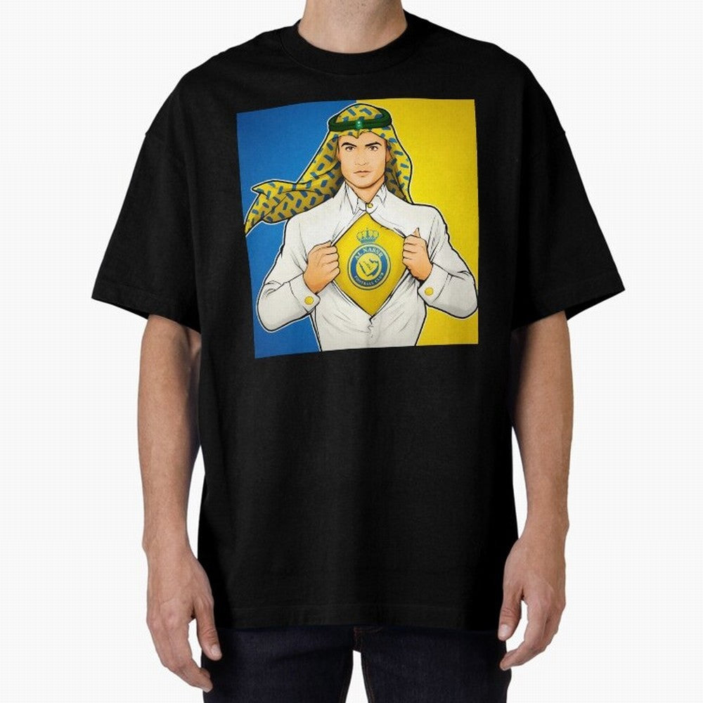 Al Nassr Cr7 Oversized T-Shirt Join the Countdown to FIFA World Cup 2026 Spirit, Filled with Germany, Haaland, Fan Favorite Moments, National Team Passion, Big Match Drama and Soccer History; Built for Supporters Chasing Trophy Dreams, Final Match