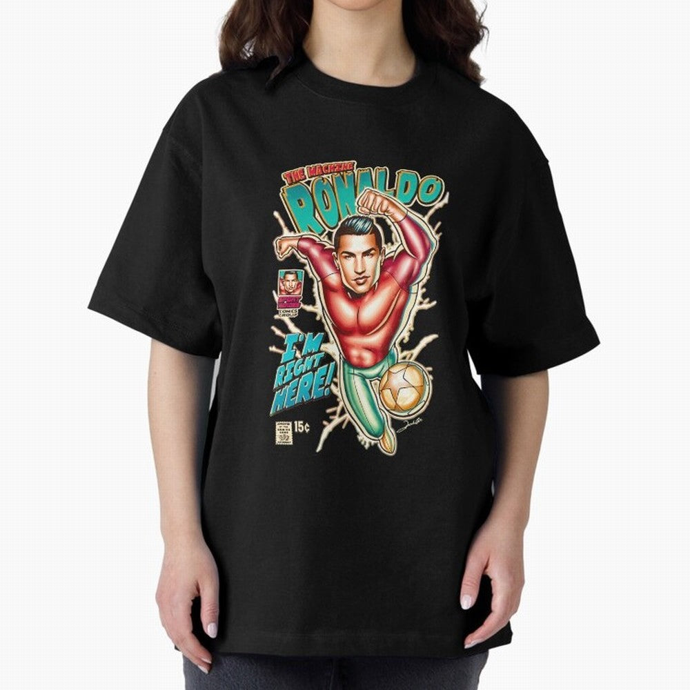 Cristiano Ronaldo CR7 Cristiano Ronaldo Oversized T-Shirt Show Fan Pride Across FIFA World Cup 2026 Group Stage Filled with CR7, France and Portugal Energy, Football Festival Excitement, Trophy Ambitions, Country Rivalries and Star Player Buzz;