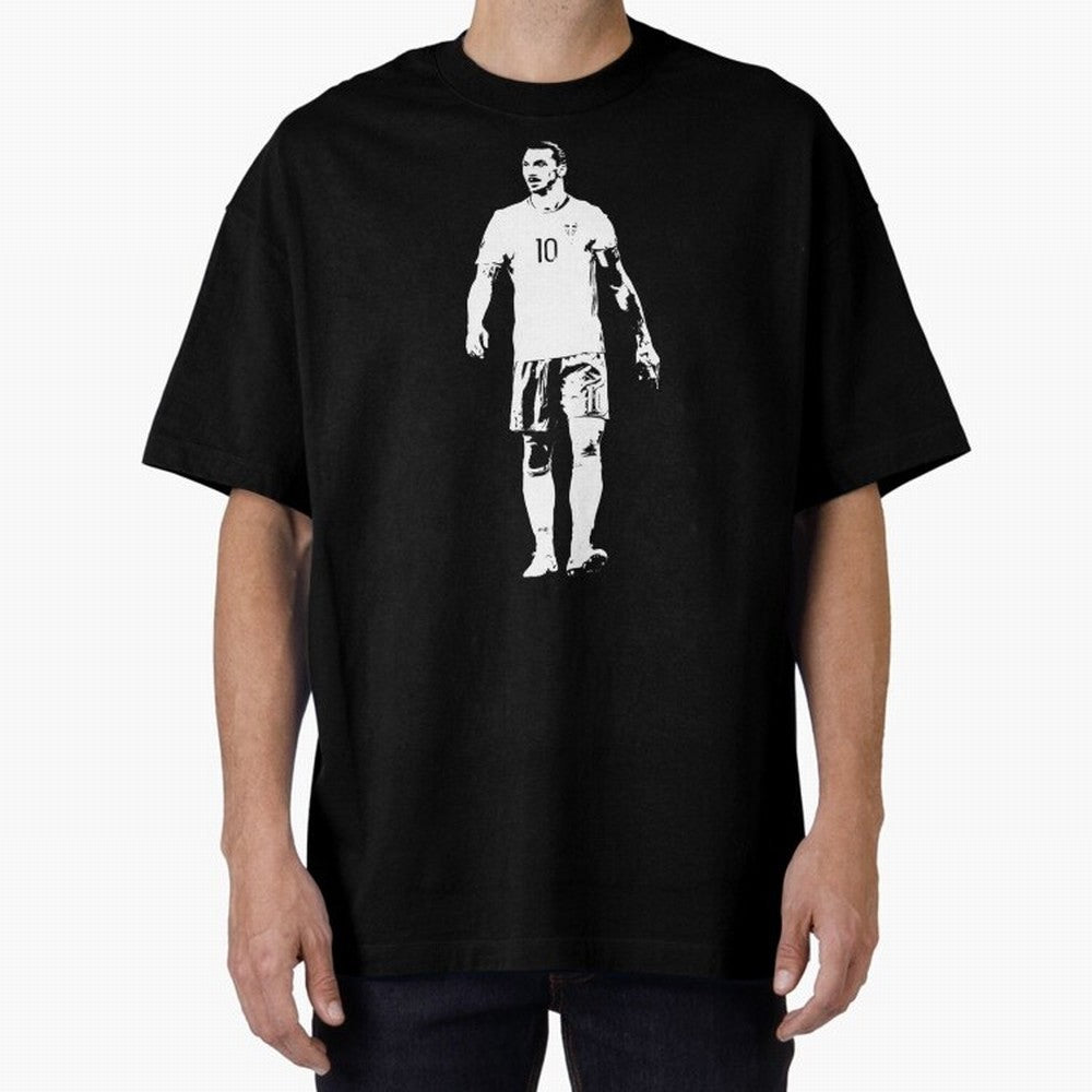 Zlatan-Ibra Oversized T-Shirt Remember Iconic Moments from Match Day Hype around FIFA World Cup 2026 USA Canada Mexico, Cristiano Ronaldo, Haaland and CR7, England and Germany, Worldwide Fan Energy, Dramatic Goals, Stadium Lights and Championship