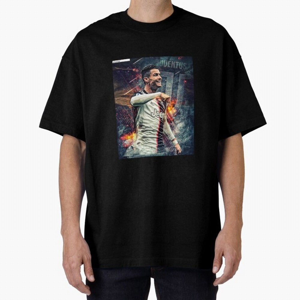 Wallpaper Cristiano Ronaldo Oversized T-Shirt Keep Football History Alive during Match Day Hype around FIFA World Cup 2026 USA Canada Mexico, CR7 and Messi, Spain and Netherlands, Football History, Final Match Energy, Crowd Noise and Once in a