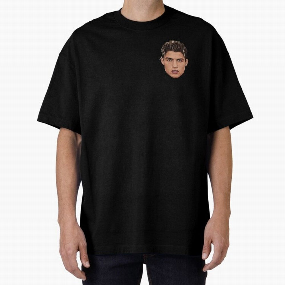 Cristiano Oversized T-Shirt Bring Stadium Energy to FIFA World Cup 2026 USA Canada Mexico Capturing Mbappe, Spain Energy, Football Festival Excitement, Trophy Ambitions, Country Rivalries and Star Player Buzz; Ideal for Fans Who Follow Messi,