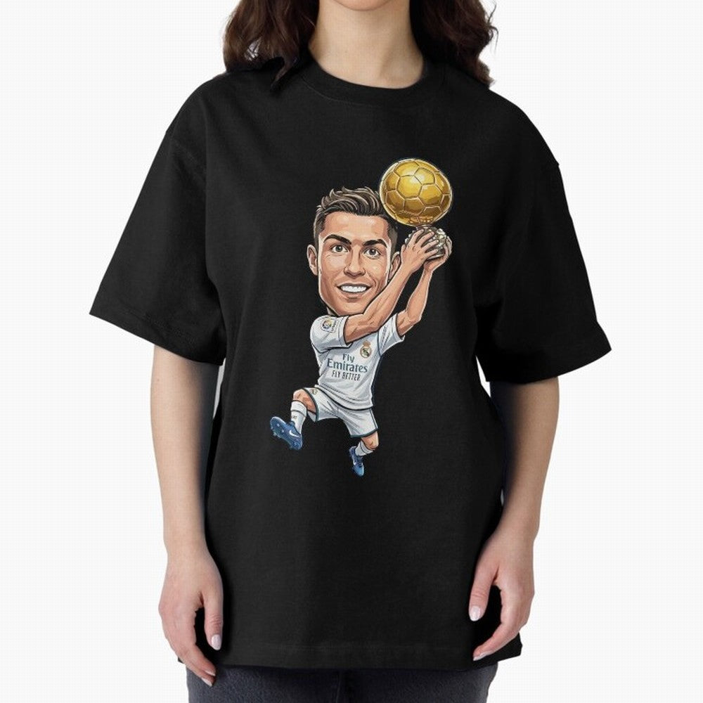 Cristiano Ronaldo Oversized T-Shirt Upgrade Match Day Hype around FIFA World Cup 2026 Group Stage, Haaland, Argentina and Brazil, Game Day Rituals, Football Legends, Country Pride and the Road to the Final; Made for Collectors Who Enjoy Iconic
