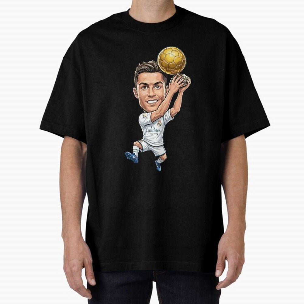 Cristiano Ronaldo Oversized T-Shirt Upgrade Match Day Hype around FIFA World Cup 2026 Group Stage, Haaland, Argentina and Brazil, Game Day Rituals, Football Legends, Country Pride and the Road to the Final; Made for Collectors Who Enjoy Iconic