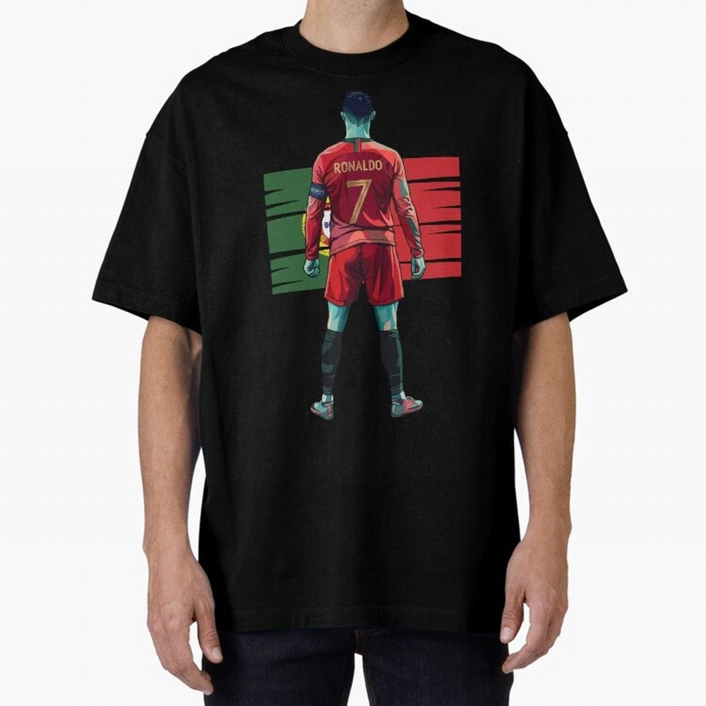 Cristiano Ronaldo Oversized T-Shirt Turn Football Passion into FIFA World Cup 2026 Made for Neymar, Haaland and Cristiano Ronaldo, Spain Energy, Stadium Memories, Football Loyalty, International Chants and Championship Tradition; Ideal for Fans Who