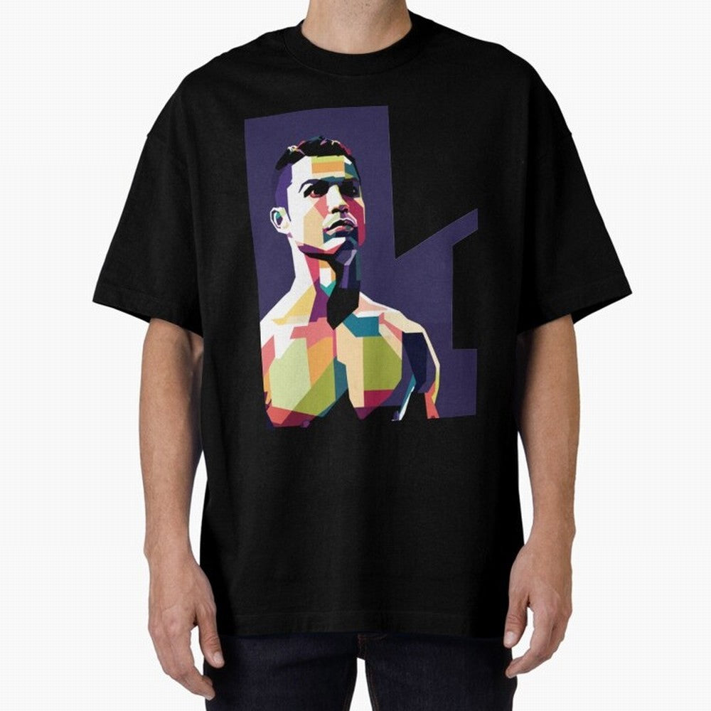 Ronaldo Cristiano Ronaldo Oversized T-Shirt Join the Global Buzz around the FIFA World Cup 2026 Group Stage Journey through CR7 Highlights, Spain Pride, Stadium Chants, National Pride, Trophy Dreams and Unforgettable Football Memories; Ideal for