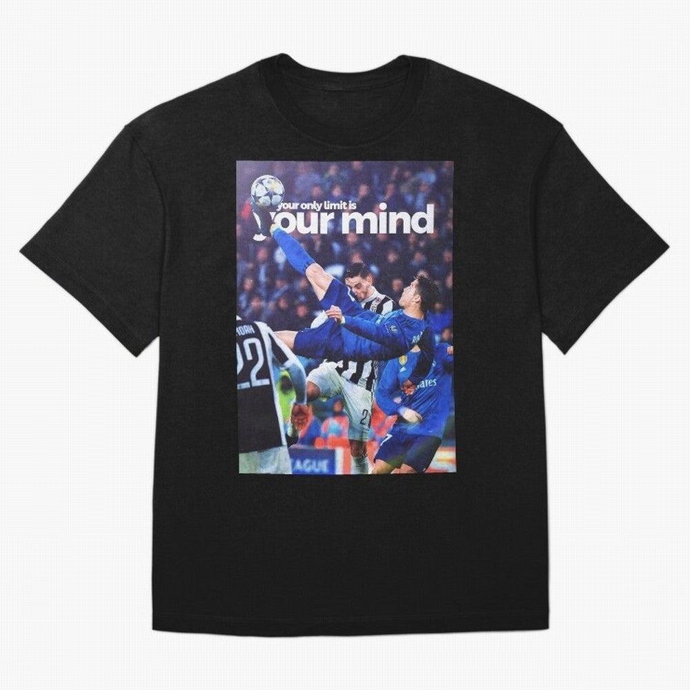Cristiano Ronaldo - Your only limit is your mind Oversized T-Shirt Build FIFA World Cup 2026 Group Stage Inspired by Messi, Neymar and Mbappe, Netherlands Energy, Vintage Soccer Flavor, Modern Football Stars, National Flags and Final Night Emotion;