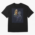 Digital Football Oversized T-Shirt Showcase the FIFA World Cup 2026 Group Stage Journey through Haaland and Mbappe Highlights, France and Portugal Pride, Champion Mindset, Group Stage Buzz, Knockout Tension and Passionate Fan Culture; Made for Die
