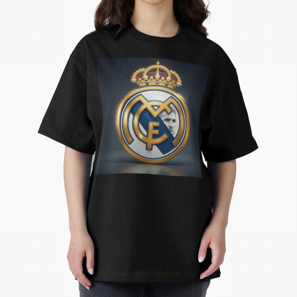 Figuras Madridistas Oversized T-Shirt Step into FIFA World Cup 2026 Group Stage for Fans of Haaland and Mbappe and Portugal, Bringing Classic Soccer Heritage, Championship Pressure, Fan Loyalty and International Pride; Made for Die Hard Supporters,