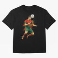 Cristiano Ronaldo Football Legend Oversized T-Shirt Capture the FIFA World Cup 2026 Group Stage Journey through CR7 Highlights, Portugal, Spain and Germany Pride, Vintage Soccer Flavor, Modern Football Stars, National Flags and Final Night Emotion;