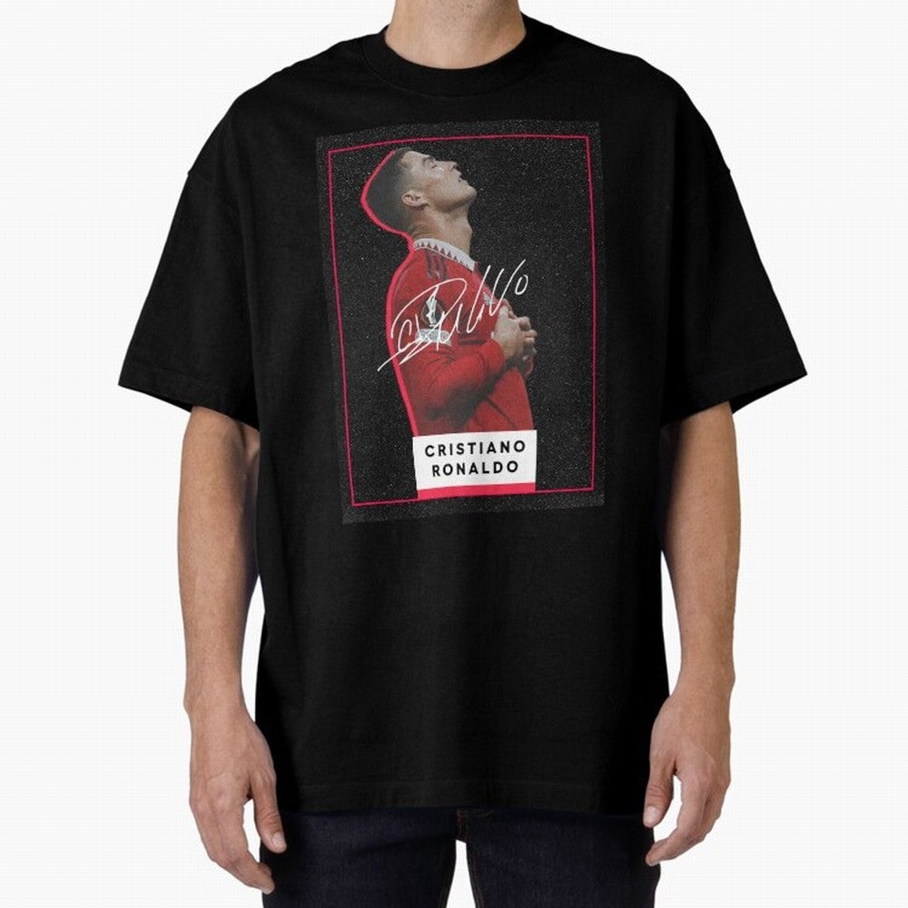 New Celebration Ronaldo Oversized T-Shirt Create the FIFA World Cup 2026 Group Stage Journey through CR7 and Messi Highlights, France Pride, Champion Mindset, Group Stage Buzz, Knockout Tension and Passionate Fan Culture; Perfect for Fans,