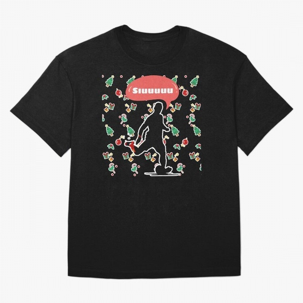 Christmas siuuu CR7 goal Oversized T-Shirt Wear the Spirit of Global Football Passion for FIFA World Cup 2026 USA Canada Mexico, Filled with Messi, CR7 and Mbappe, England and Germany, Tournament Hype, Historic Matchups, Family Viewing Parties and