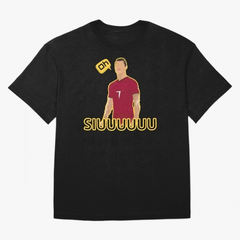 Oh siuuu CR7 funny Oversized T-Shirt Celebrate National Team Dreams in FIFA World Cup 2026 USA Canada Mexico Spirit, Featuring England, Messi, Championship Spirit, Famous Goals, Roaring Crowds and International Football Unity; Perfect for