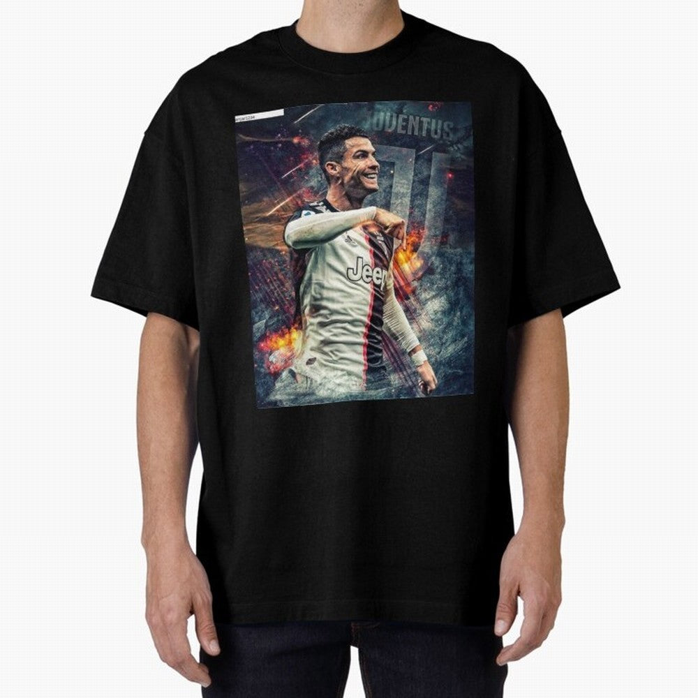 Wallpaper Cristiano Ronaldo Oversized T-Shirt Celebrate Global Football Passion for FIFA World Cup 2026 USA Canada Mexico, Connected to Messi, England, France and Netherlands, Fan Favorite Moments, National Team Passion, Big Match Drama and Soccer