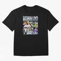 Cristiano Ronaldo El Bicho Oversized T-Shirt Embrace FIFA World Cup 2026 Group Stage for Fans of Cristiano Ronaldo, Haaland and CR7 and Germany, Bringing Vintage Soccer Flavor, Modern Football Stars, National Flags and Final Night Emotion; Made for