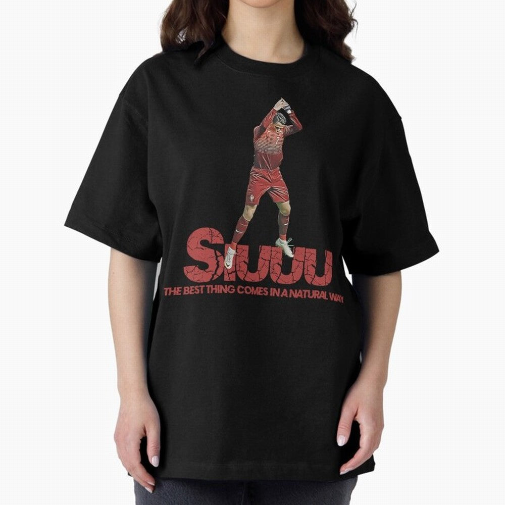 Cr7 Ronaldo Siuuu Oversized T-Shirt Back the Journey through Global Football Passion for FIFA World Cup 2026 Group Stage, with Neymar, Haaland and Cristiano Ronaldo, France, Football Festival Excitement, Trophy Ambitions, Country Rivalries and Star