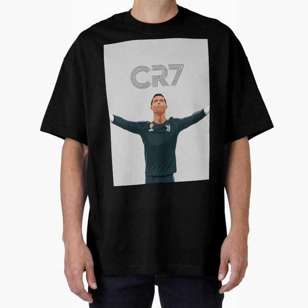 Cristiano Ronaldo CR7 Juventus T-shirt Design Oversized T-Shirt Turn Football Passion into the FIFA World Cup 2026 Journey through Mbappe and Neymar Highlights, England and Germany Pride, Match Day Excitement, Supporter Culture, Golden Goals and