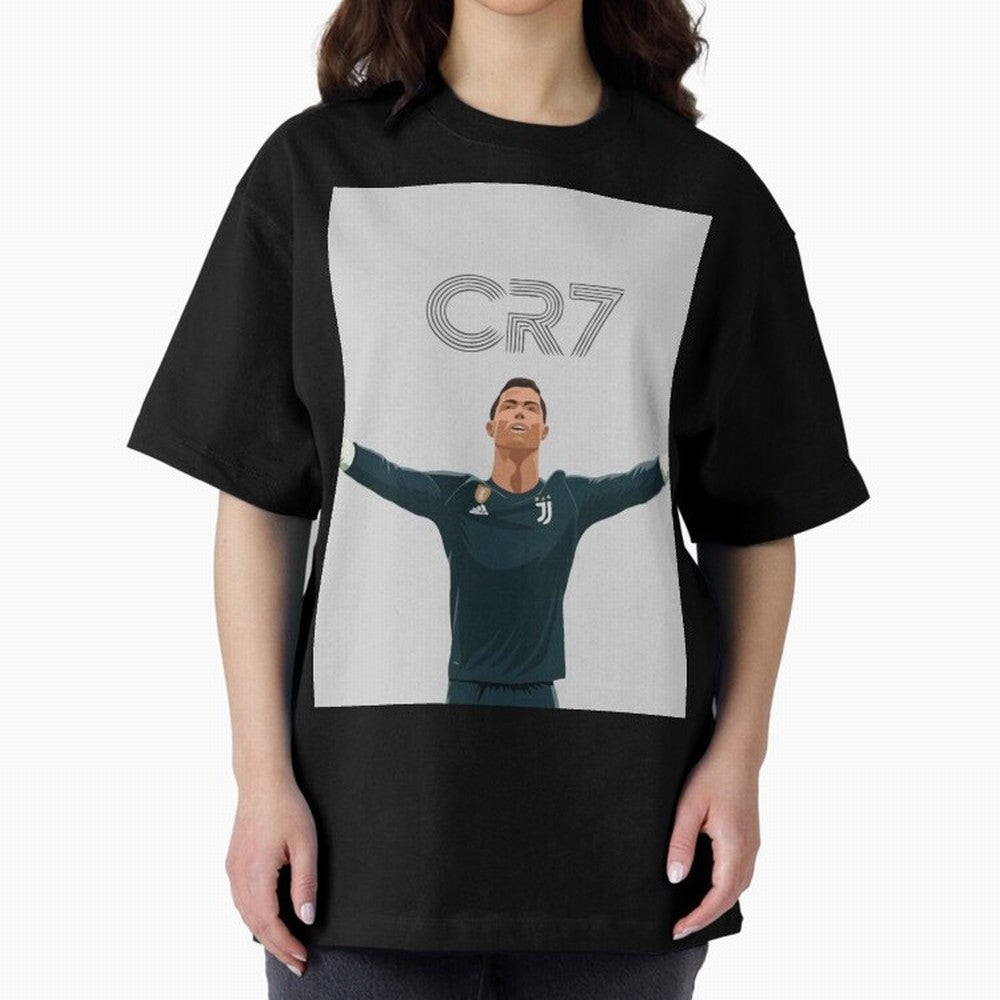 Cristiano Ronaldo CR7 Juventus T-shirt Design Oversized T-Shirt Turn Football Passion into the FIFA World Cup 2026 Journey through Mbappe and Neymar Highlights, England and Germany Pride, Match Day Excitement, Supporter Culture, Golden Goals and