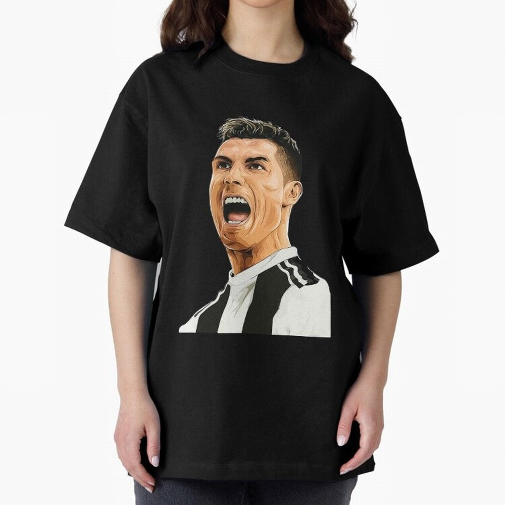 Cristiano Ronaldo Cristiano Ronaldo CR7 Oversized T-Shirt Show Championship Spirit for Global Football Passion for FIFA World Cup 2026 Group Stage, Inspired by CR7, Spain, Supporter Pride, Iconic Celebrations, Legendary Names and Global Match Day
