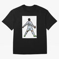Cristiano Ronaldo Suii Sticker Oversized T-Shirt Feel the Trophy Chase of the FIFA World Cup 2026 USA Canada Mexico Journey through CR7 Highlights, Argentina, France and Brazil Pride, Match Day Excitement, Supporter Culture, Golden Goals and Global