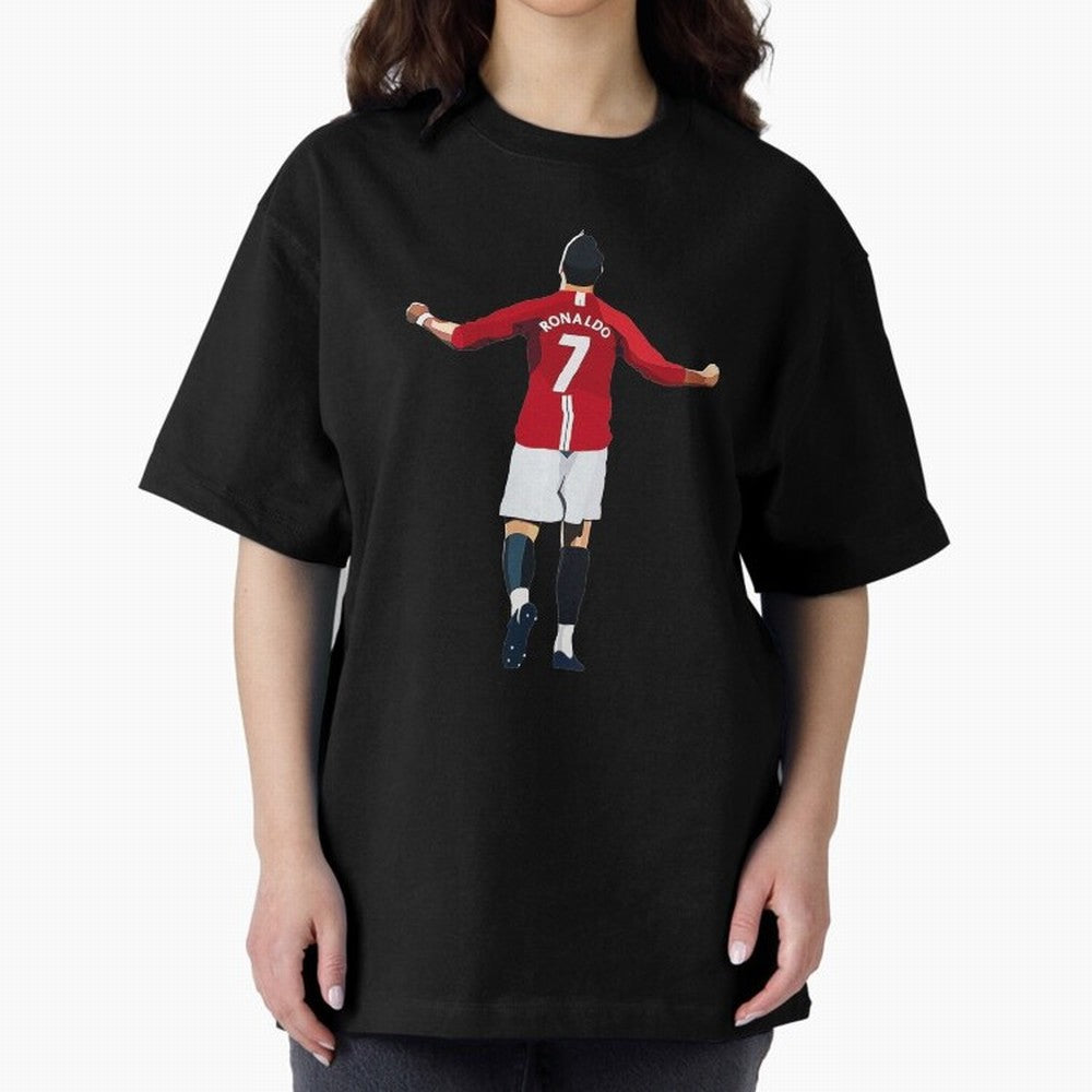 Cristiano Ronaldo Oversized T-Shirt Celebrate Global Passion for Global Football Passion for FIFA World Cup 2026, Driven by Neymar, Haaland and Cristiano Ronaldo, Brazil, Football Passion, Legendary Performances, Festival Vibes and Supporter