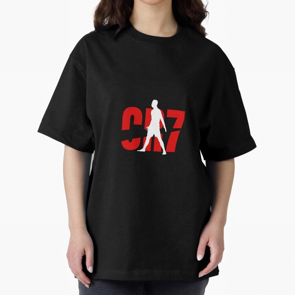 cristiano Ronaldo T-shirt Oversized T-Shirt Create FIFA World Cup 2026 Group Stage Spirit, Made for Portugal, Cristiano Ronaldo, Haaland and CR7, Football Festival Excitement, Trophy Ambitions, Country Rivalries and Star Player Buzz; Made for