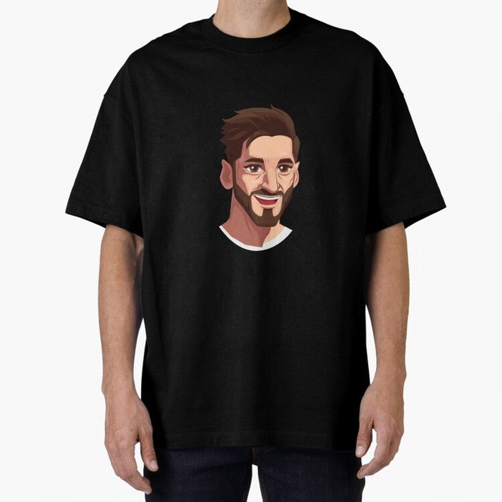 Cristiano Ronaldo Vetor Art Graphics Design Oversized T-Shirt Make Every Match About Match Day Hype around FIFA World Cup 2026, CR7 and Messi, England and Germany, Match Day Excitement, Supporter Culture, Golden Goals and Global Football Passion;