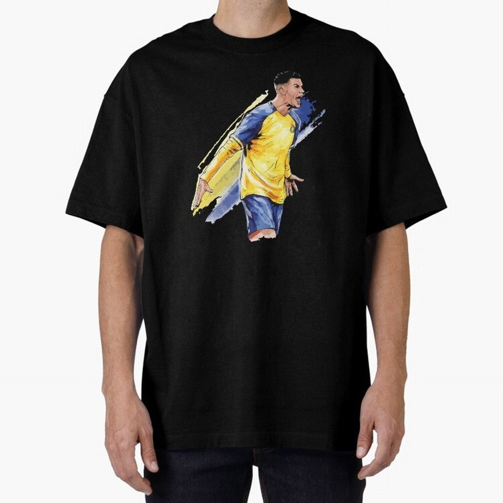 Ronaldo Al-Nassr 2022 Oversized T-Shirt Discover FIFA World Cup 2026 USA Canada Mexico Connected to Haaland, England Energy, Champion Mindset, Group Stage Buzz, Knockout Tension and Passionate Fan Culture; Made for Collectors Who Enjoy Iconic