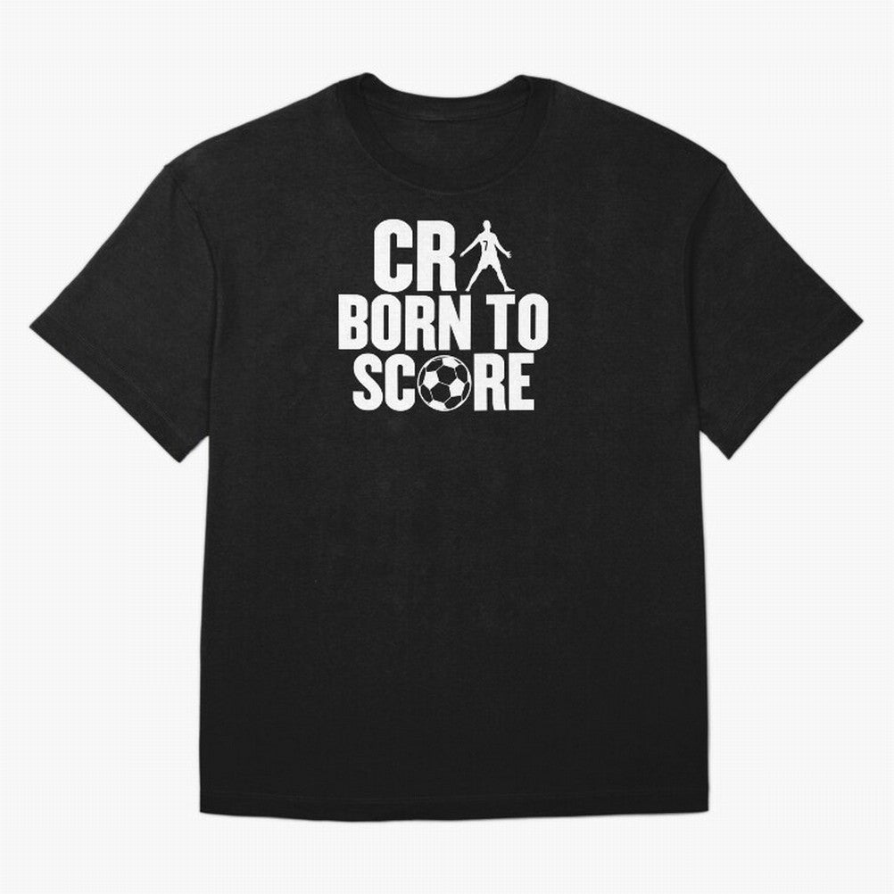Cr7 Born To Score Oversized T-Shirt Build FIFA World Cup 2026 Group Stage Spirit, Made for Netherlands, Messi, Soccer Culture, Superstar Moments, National Team Dreams and Competitive Fire; Perfect for People Who Love Argentina, Brazil, France,