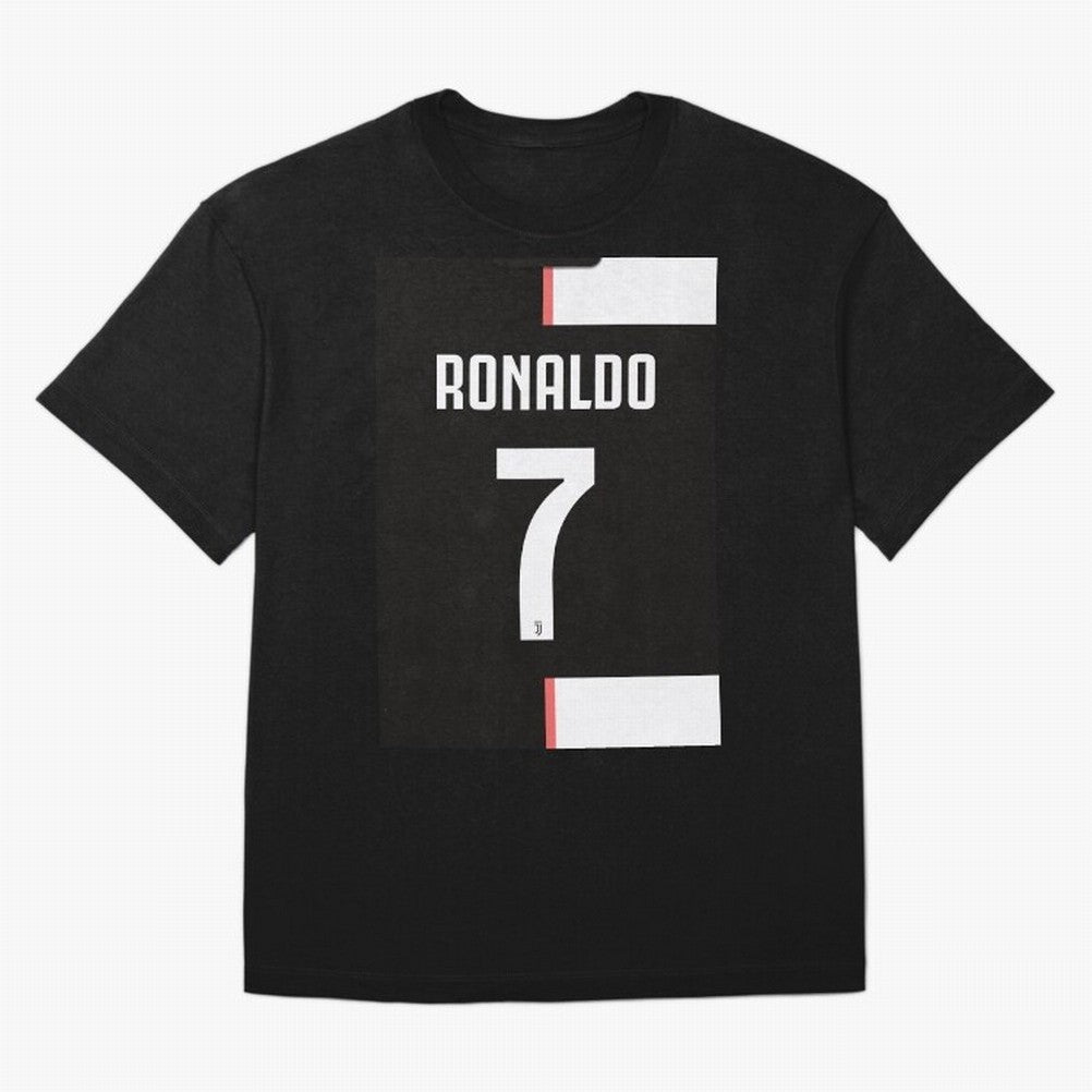 Ronaldo 7 Juventus 19-20 Retro Jersey Oversized T-Shirt Show Passion for the Stars of FIFA World Cup 2026 USA Canada Mexico Made for Messi, England Energy, Champion Mindset, Group Stage Buzz, Knockout Tension and Passionate Fan Culture; Perfect for