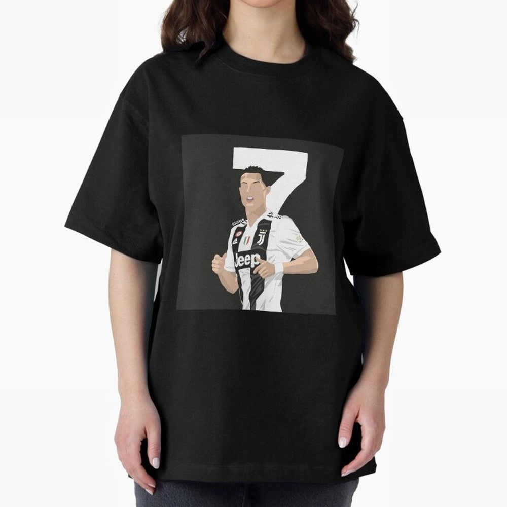 Cristiano Ronaldo Oversized T-Shirt Upgrade Global Football Passion for FIFA World Cup 2026 USA Canada Mexico, Highlighting Cristiano Ronaldo, Haaland and CR7, Argentina, France and Brazil, Football Festival Excitement, Trophy Ambitions, Country