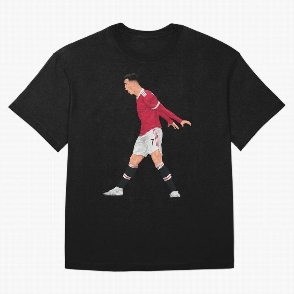 Cristiano Ronaldo Celebration Oversized T-Shirt Get Ready for the FIFA World Cup 2026 Group Stage Journey through Neymar Highlights, Germany Pride, Stadium Memories, Football Loyalty, International Chants and Championship Tradition; Ideal for Fans
