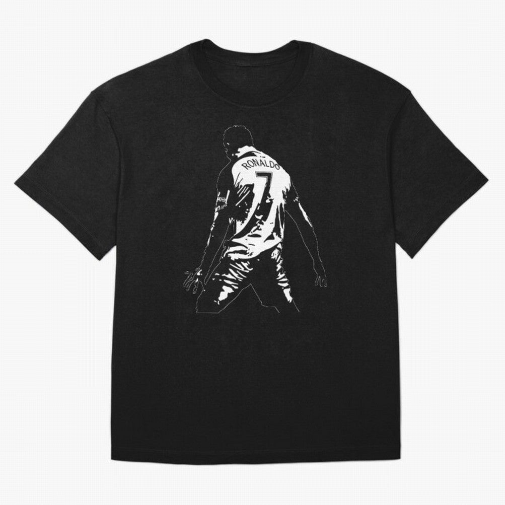 CRISTIANO RONALDO Oversized T-Shirt Wear the Spirit of Match Day Hype around FIFA World Cup 2026, Cristiano Ronaldo, Haaland and CR7, England, Fan Favorite Moments, National Team Passion, Big Match Drama and Soccer History; Ideal for Fans Who