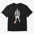 Ronaldo Stance Oversized T-Shirt Show Passion for the Stars of Global Football Passion for FIFA World Cup 2026, Celebrating Cristiano Ronaldo, Argentina, France and Brazil, Tournament Hype, Historic Matchups, Family Viewing Parties and Global