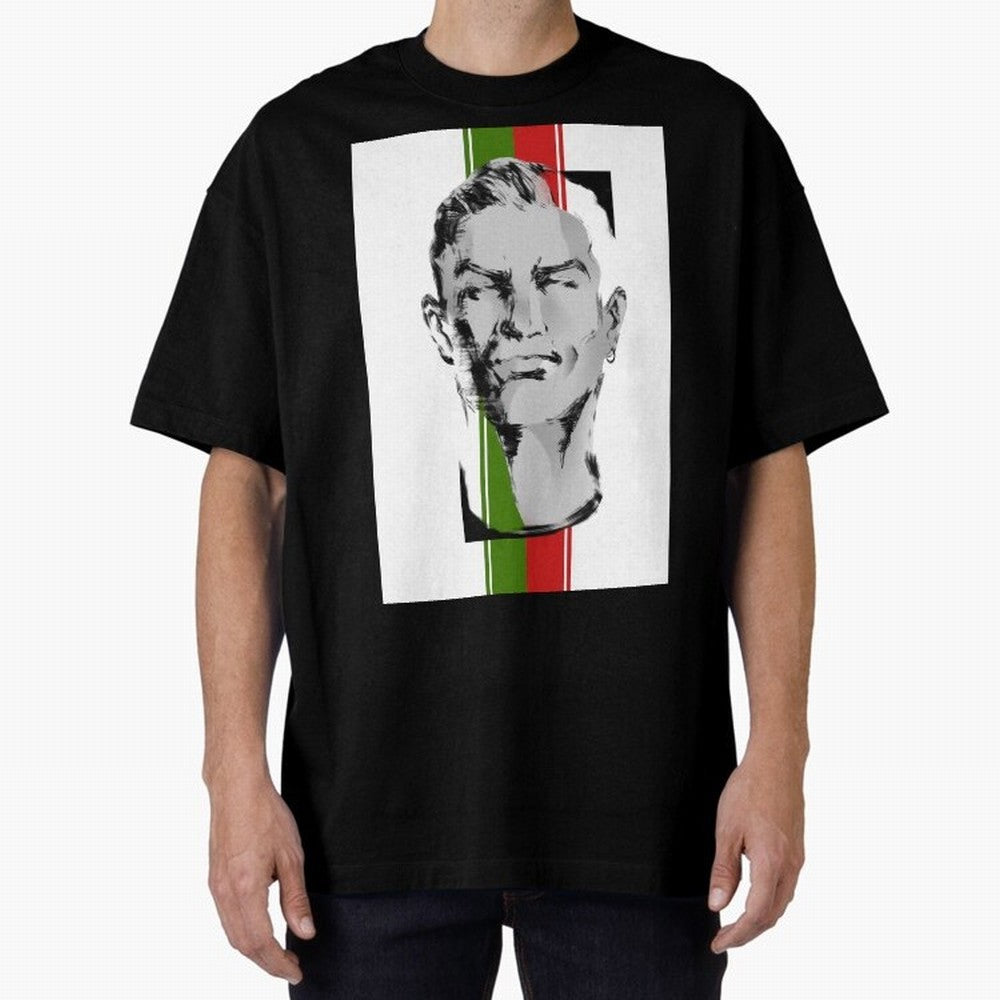 Cristiano Oversized T-Shirt Keep Football History Alive during Match Day Hype around FIFA World Cup 2026, Haaland, Argentina, Tournament Hype, Historic Matchups, Family Viewing Parties and Global Sports Pride; Ideal for Passionate Fans Who Love