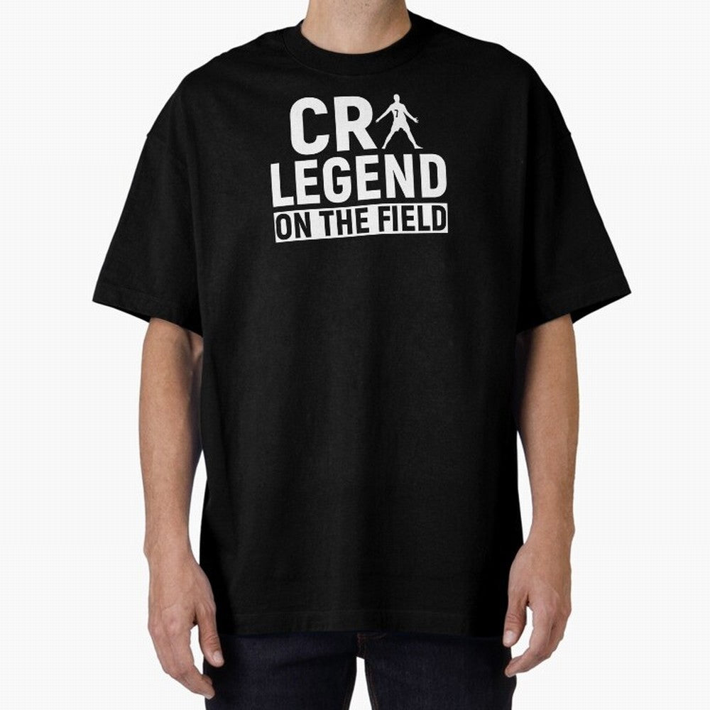 Cr7 Legend On The Field Oversized T-Shirt Enjoy the Biggest Football Party of FIFA World Cup 2026 Spirit, Built around Spain, CR7, Classic Soccer Heritage, Championship Pressure, Fan Loyalty and International Pride; Perfect for People Who Love