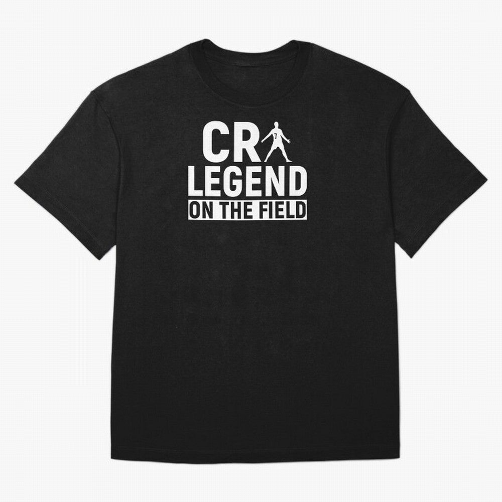 Cr7 Legend On The Field Oversized T-Shirt Enjoy the Biggest Football Party of FIFA World Cup 2026 Spirit, Built around Spain, CR7, Classic Soccer Heritage, Championship Pressure, Fan Loyalty and International Pride; Perfect for People Who Love