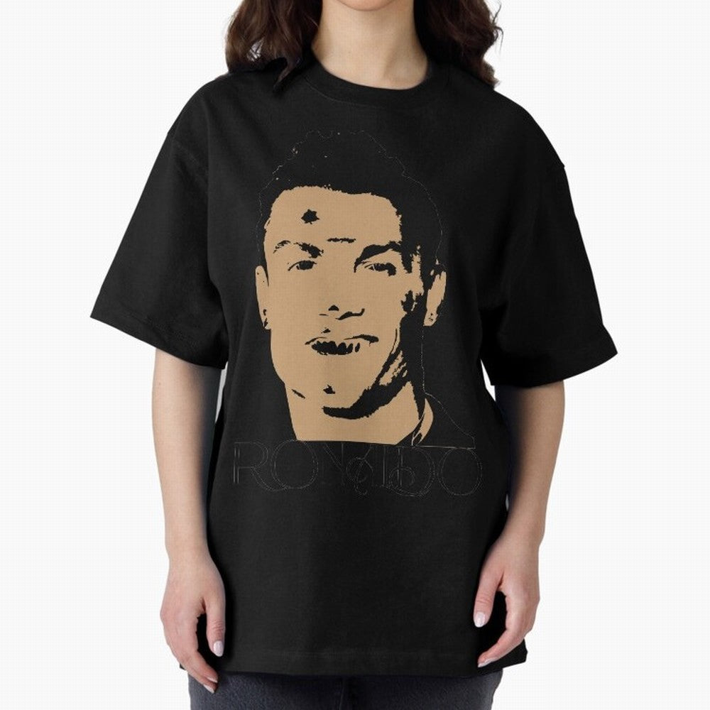 Portugal Football Captain Cristiano Ronaldo Vector Illustration Oversized T-Shirt Show Fan Pride Across the FIFA World Cup 2026 Journey through Cristiano Ronaldo Highlights, Spain Pride, Retro Football Energy, Iconic Rivalries, Trophy Chase Drama