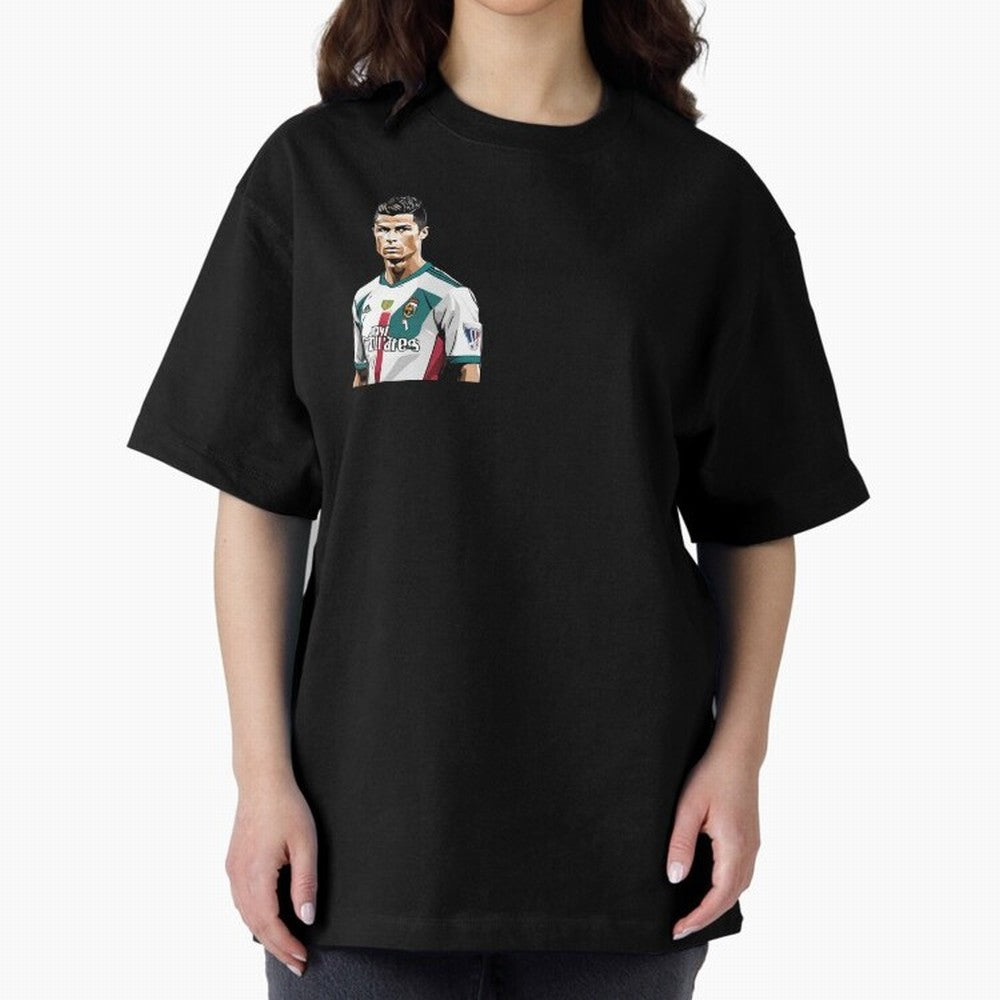 Cristiano Ronaldo Oversized T-Shirt Spotlight Global Football Passion for FIFA World Cup 2026 USA Canada Mexico, with Messi and Cristiano Ronaldo, England, France and Netherlands, Soccer Culture, Superstar Moments, National Team Dreams and