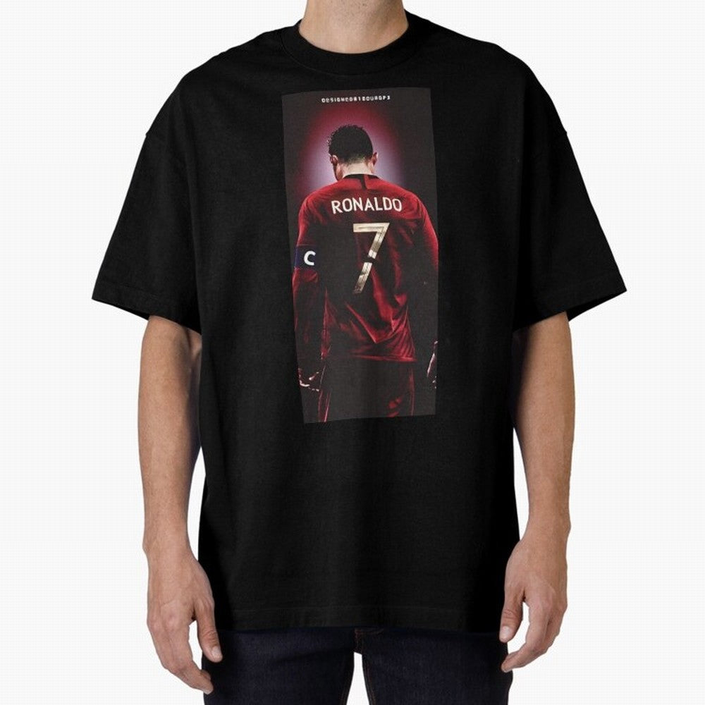 Cristiano Ronaldo Oversized T-Shirt Bring Match Day Fire to Match Day Hype around FIFA World Cup 2026 Group Stage, Cristiano Ronaldo, Haaland and CR7, Portugal, Soccer Culture, Superstar Moments, National Team Dreams and Competitive Fire; Made for