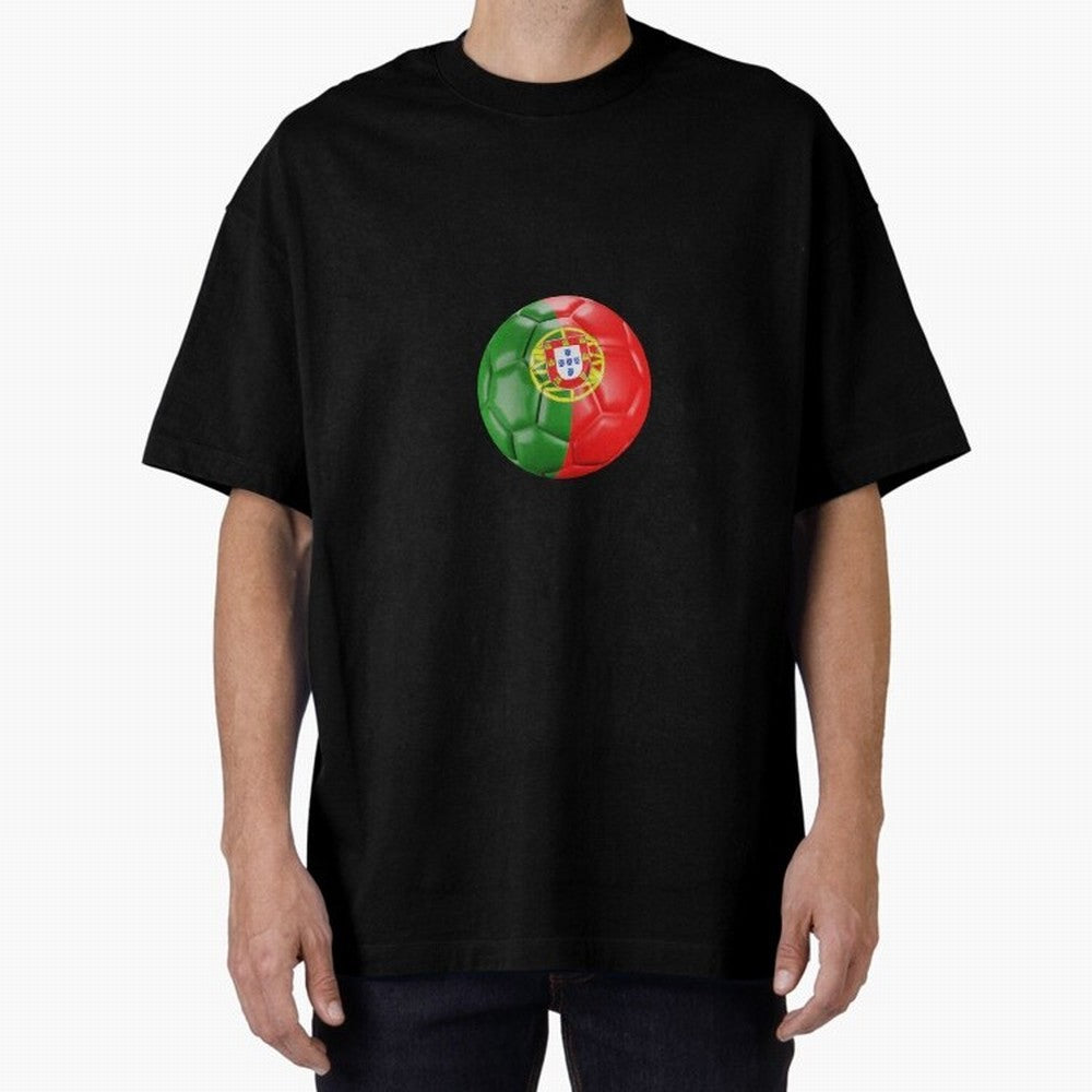 Portugal Oversized T-Shirt Join the Countdown to Match Day Hype around FIFA World Cup 2026, Haaland, Germany, Fan Favorite Moments, National Team Passion, Big Match Drama and Soccer History; Great for Watch Parties, Sports Bars, Family Nights, Fan