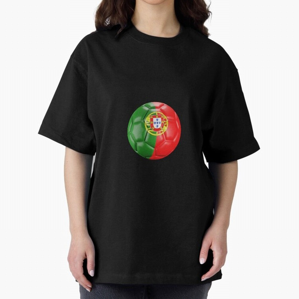 Portugal Oversized T-Shirt Join the Countdown to Match Day Hype around FIFA World Cup 2026, Haaland, Germany, Fan Favorite Moments, National Team Passion, Big Match Drama and Soccer History; Great for Watch Parties, Sports Bars, Family Nights, Fan