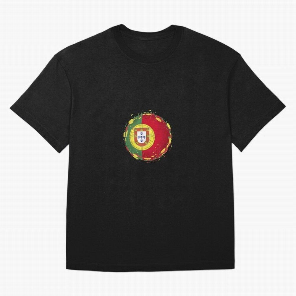 Portugal Oversized T-Shirt Stand Proud for FIFA World Cup 2026 Group Stage for Fans of Messi, CR7 and Mbappe and Argentina, France and Brazil, Bringing Stadium Memories, Football Loyalty, International Chants and Championship Tradition; Great for