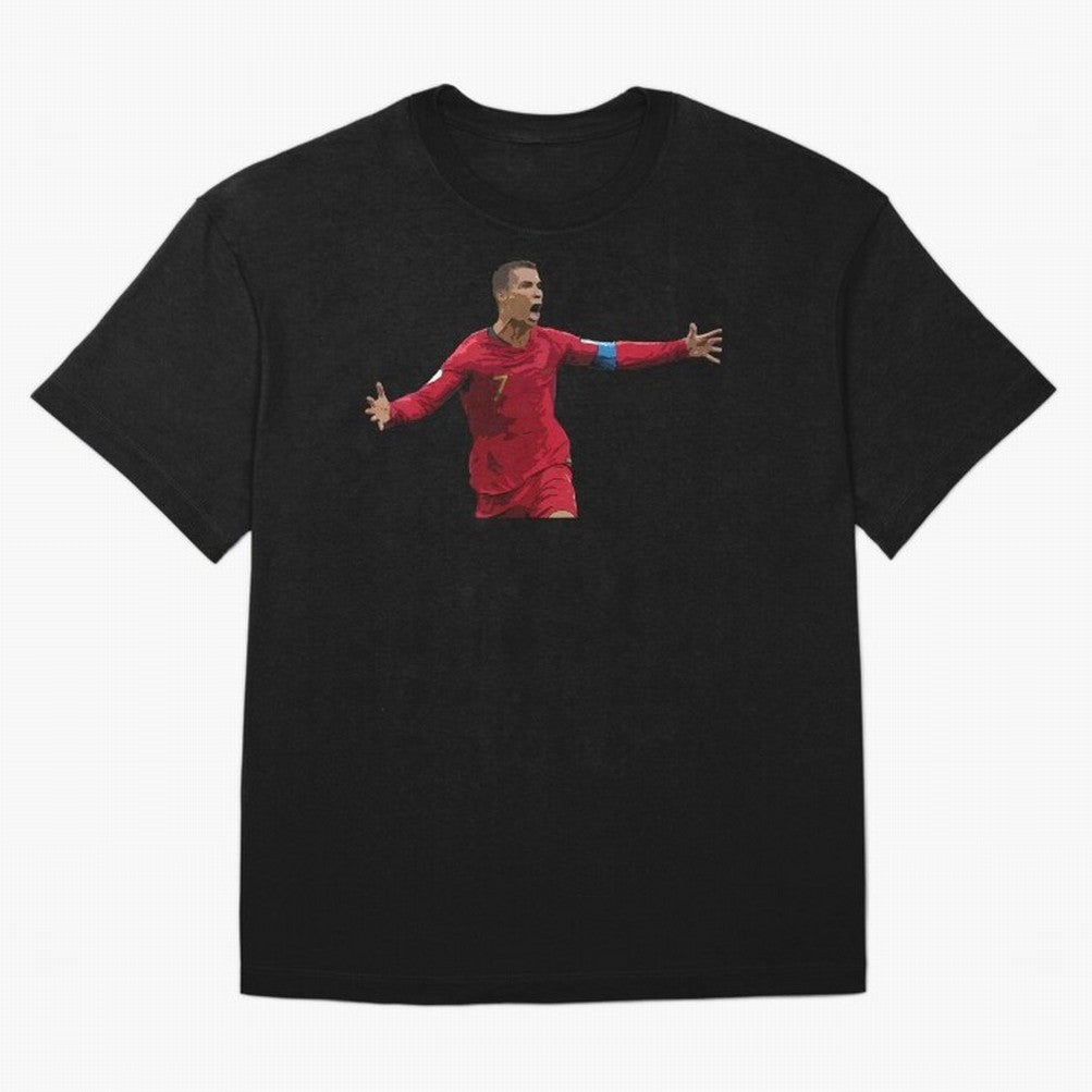 Cristiano Ronaldo Oversized T-Shirt Join the Global Buzz around Match Day Hype around FIFA World Cup 2026 Group Stage, Haaland, England, Vintage Soccer Flavor, Modern Football Stars, National Flags and Final Night Emotion; Ideal for Passionate Fans