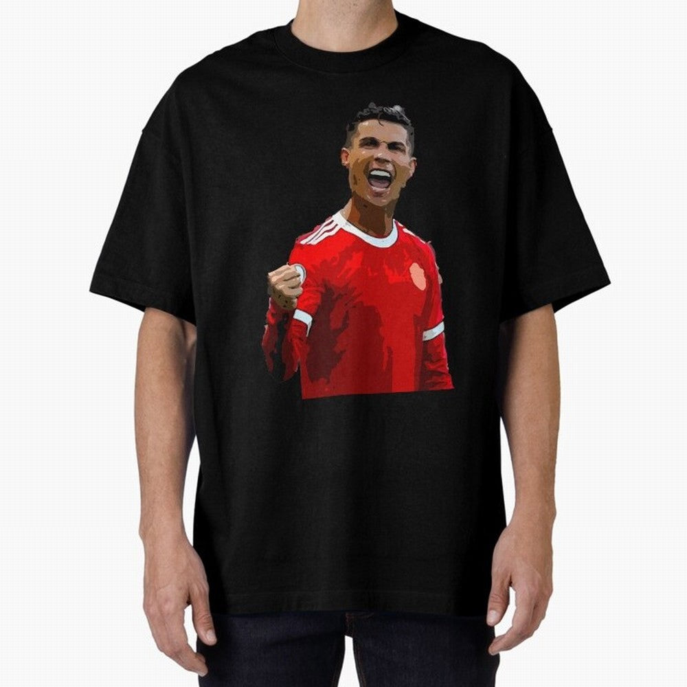 Cristiano Ronaldo Oversized T-Shirt Honor the Beautiful Game during FIFA World Cup 2026 USA Canada Mexico for Fans of Messi, Neymar and Mbappe and Spain and Netherlands, Bringing Worldwide Fan Energy, Dramatic Goals, Stadium Lights and Championship