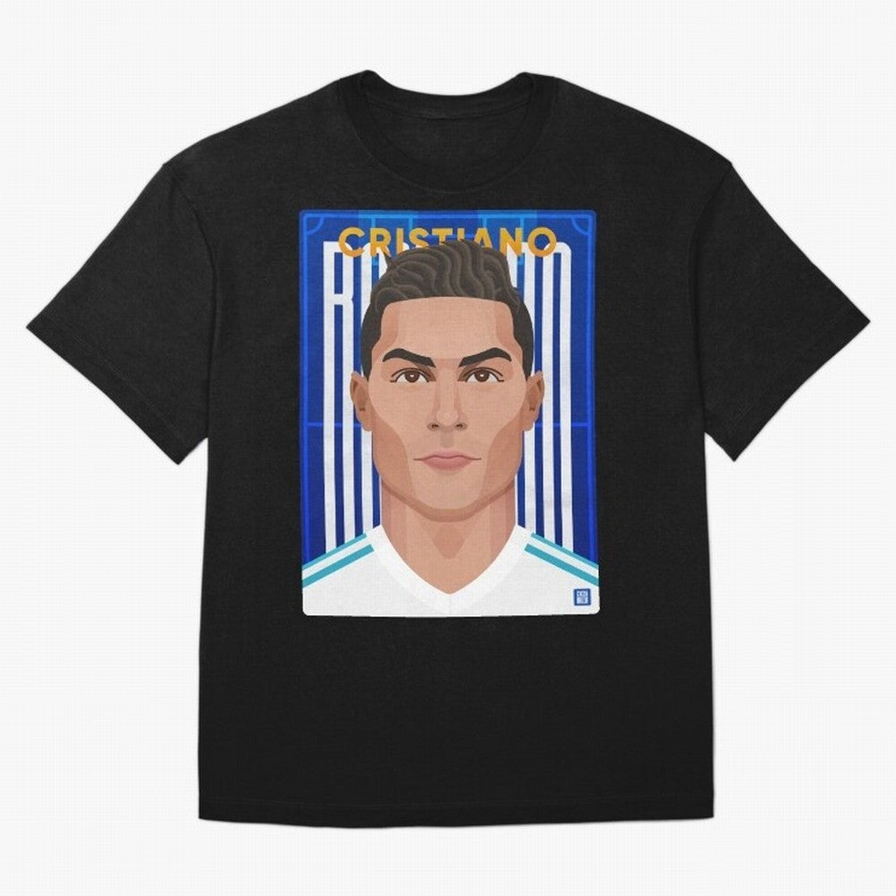 Cristiano Ronaldo (RM) | The Commander Oversized T-Shirt Keep Football History Alive during the FIFA World Cup 2026 Journey through Messi and Cristiano Ronaldo Highlights, Brazil, Portugal and Argentina Pride, Football Festival Excitement, Trophy